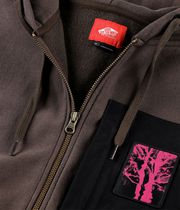 Vans Skate Blurry Tree Zip-Hoodie (coal brown)