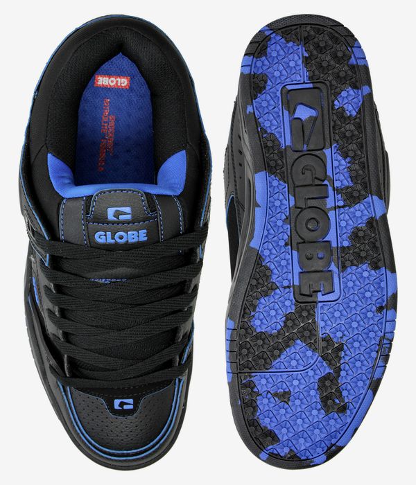 Globe Fusion Shoes (black blue mosaic)