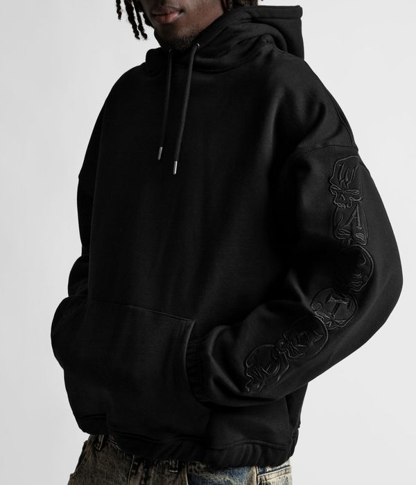 Wasted Paris Bury Boxy Hoodie (black)