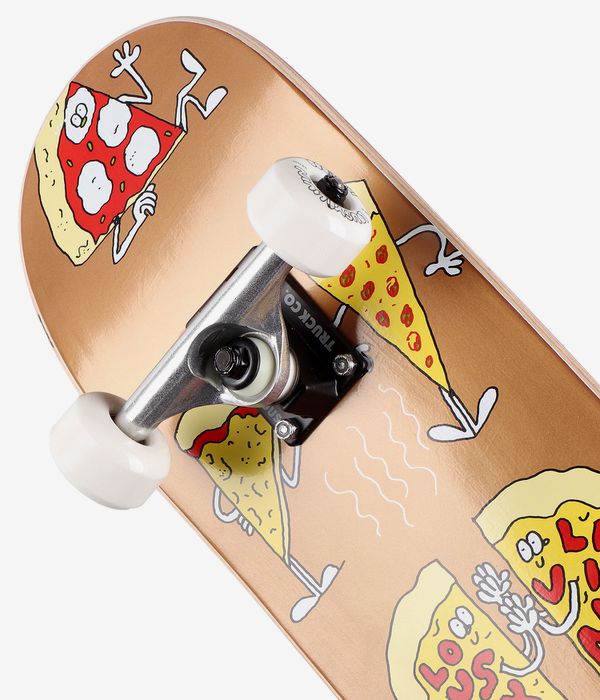 Inpeddo x Lousy Livin Pizza 7.25" Complete-Skateboard (brown)