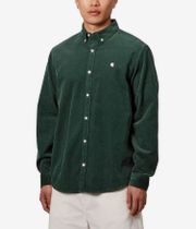 Carhartt WIP Madison Fine Cord Shirt (conifer wax)