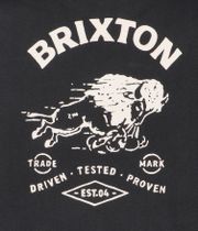 Brixton Charging Buffalo Hoodie (washed black)