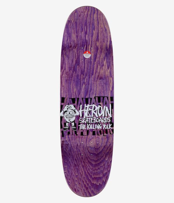 Heroin Skateboards Killing Yolk Symmetrical 9.25" Planche de skateboard (multi)