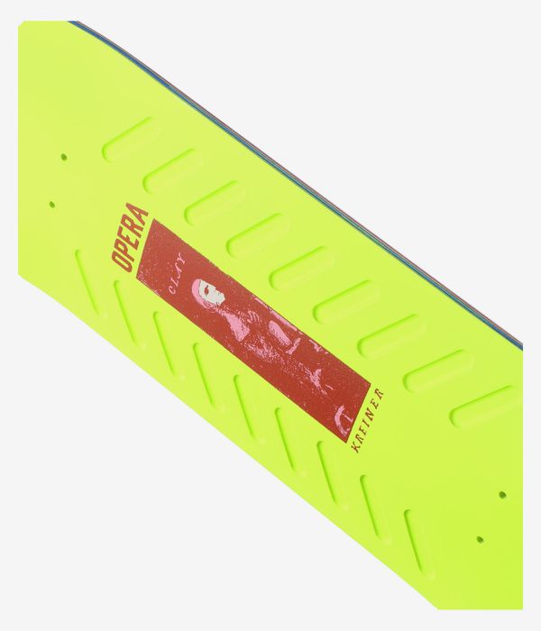 Opera Kreiner Grooves 8.5" Skateboard Deck (neon yellow)