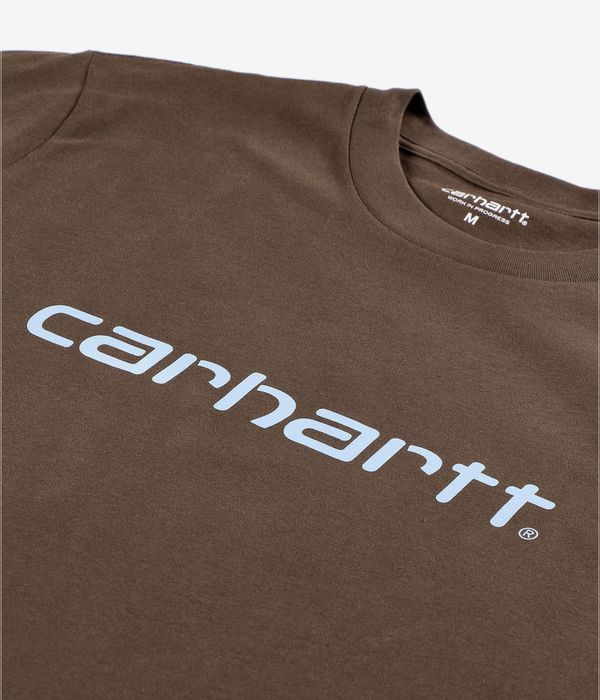 Carhartt WIP Script T-Shirt (liberica air sky)