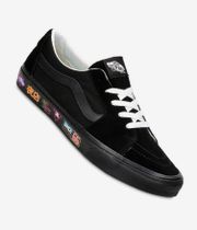 Vans Sk8-Low Shoes (market black neon)