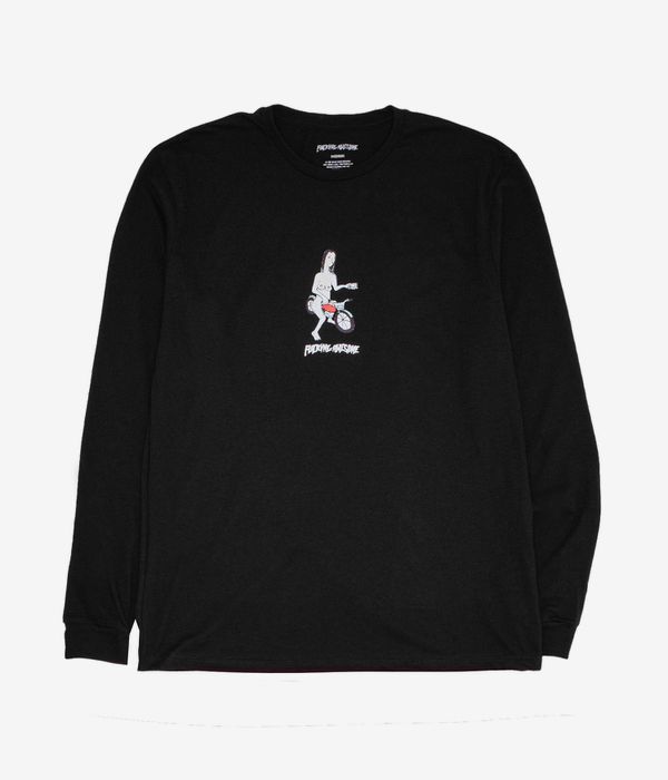 Fucking Awesome Bike Girl Longsleeve (charcoal)