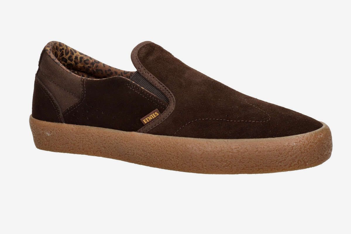 Etnies x Dystopia Marana Slip Shoes (brown gum)