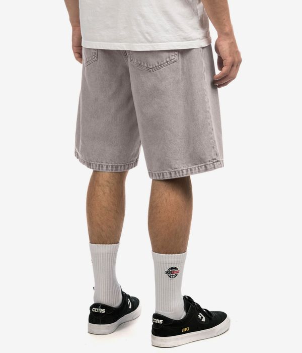 Carhartt WIP Landon Cotton Smithfield Shorts (shale chalk wash)
