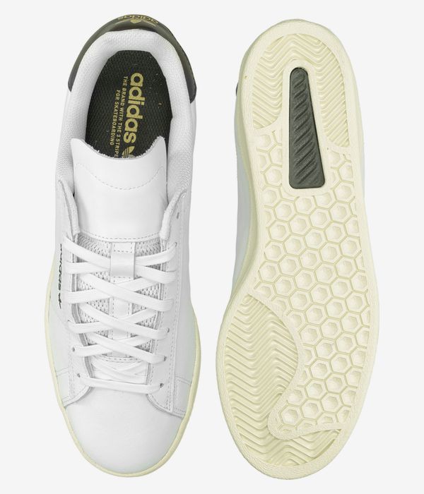 adidas Skateboarding Campus ADV Shoes (white white olive)