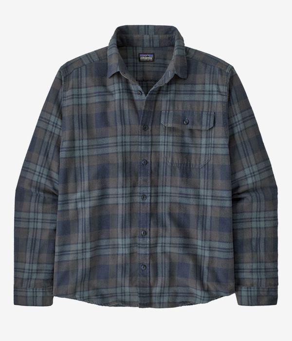 Patagonia LW Fjord Flannel Hemd (paw smolder blue)