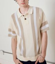 Obey Seth Polo-Shirt (unbleached multi)