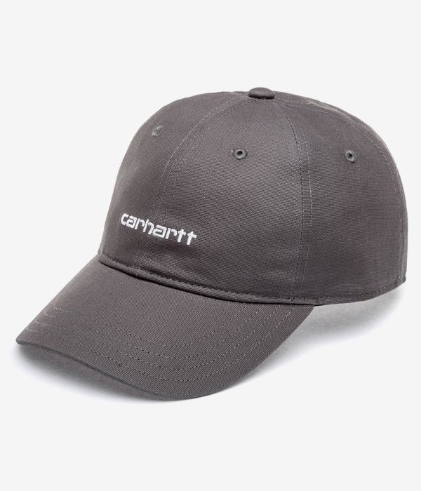 Carhartt WIP Canvas Script Cap (porphyry white)