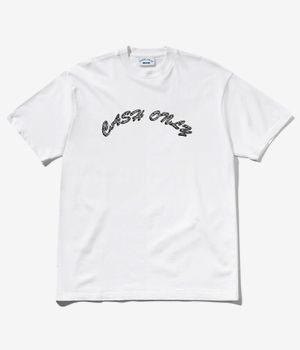 Cash Only Diamond Plate Logo T-Shirt (white)