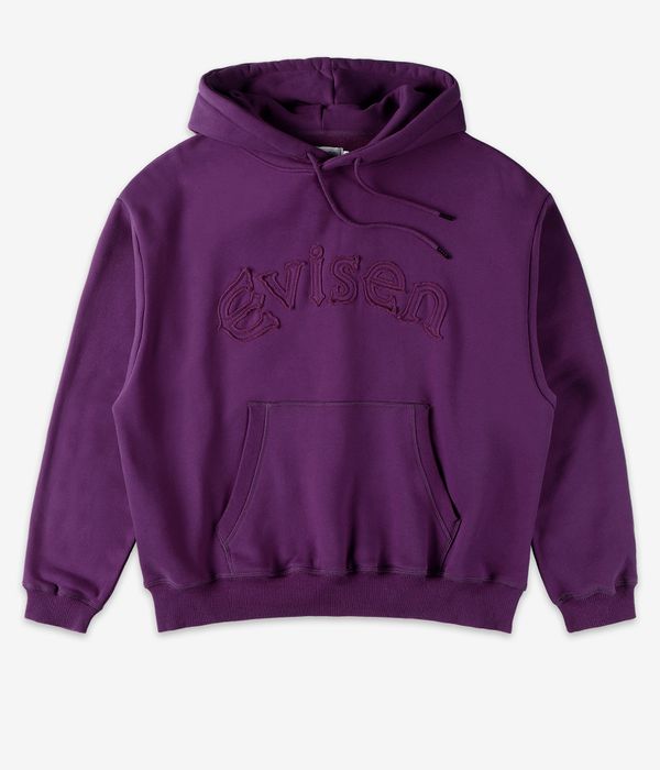 Evisen Arch Logo Patch Hoodie (purple)