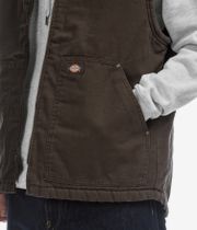 Dickies Duck Canvas Vest (dark brown)