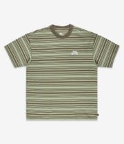 Nike SB Stripes T-Shirty (oil green)