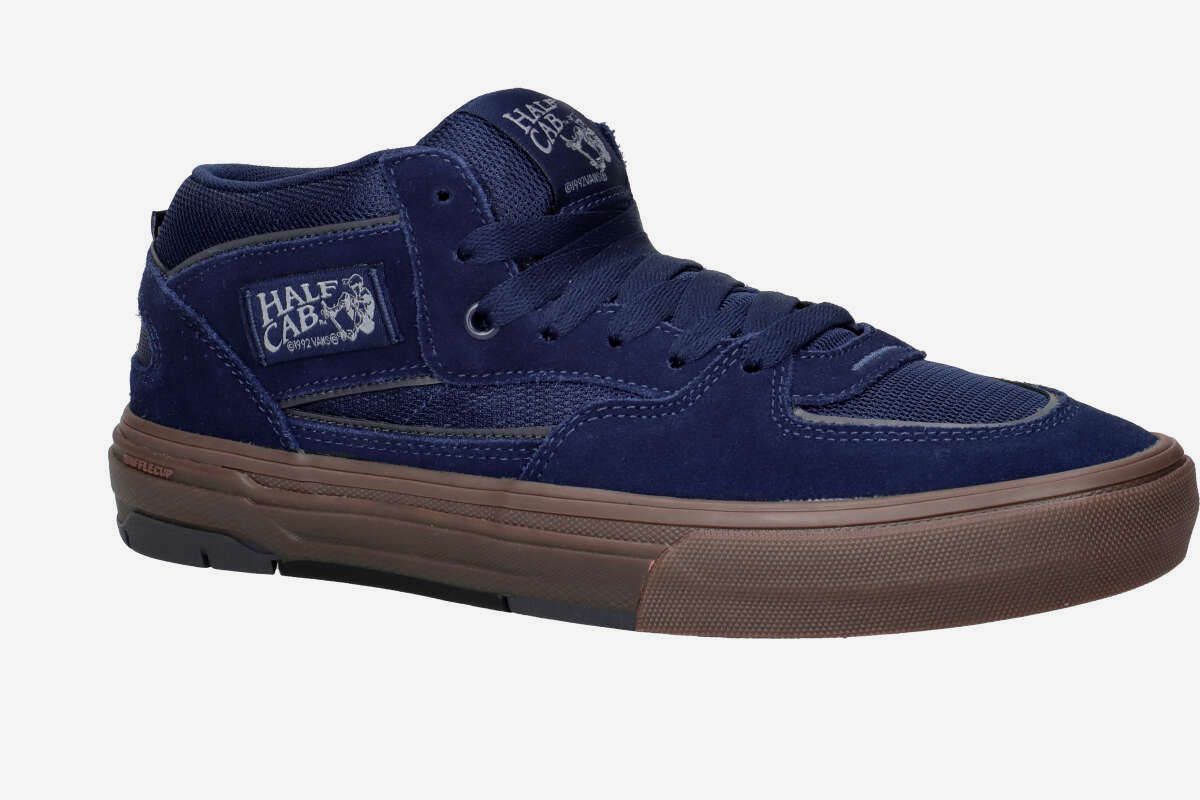 Vans Skate Half Cab Wafflecup Shoes (navy dark gum)