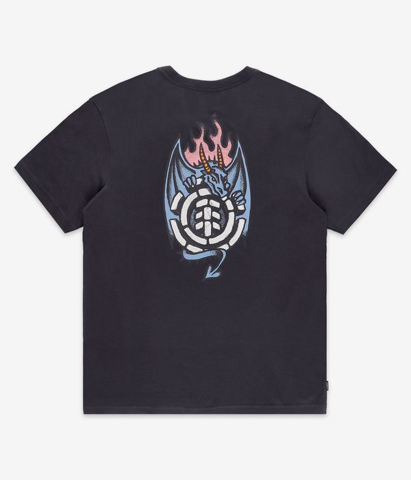 Element Dragon Camiseta (off black)