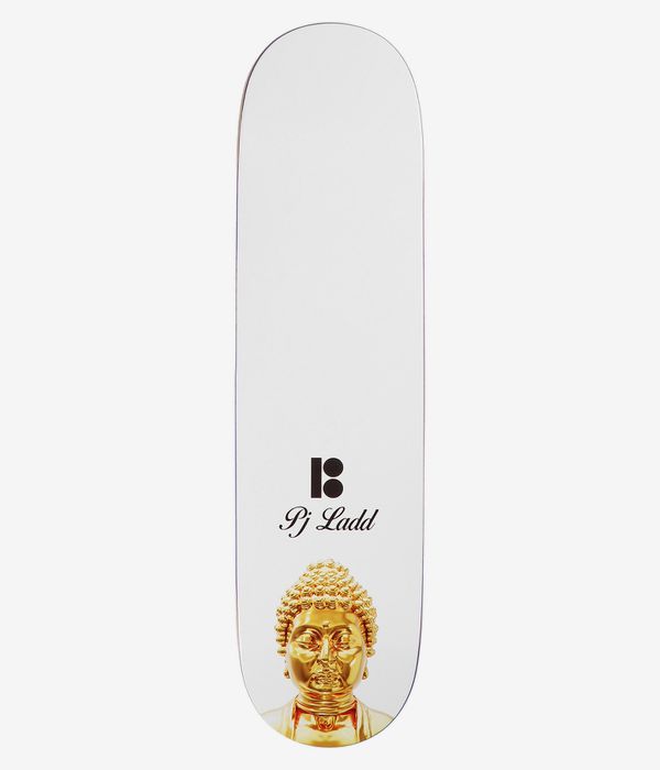 Plan B Ladd Gold 8" Skateboard Deck (white)