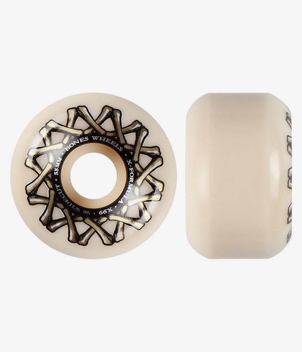 Bones X Formula V6 Rollen (white gold) 55 mm 99A 4er Pack