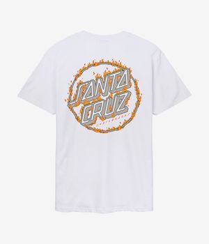 Santa Cruz Burnt Opus Oversized Camiseta (white)