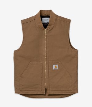 Carhartt WIP Classic Organic Dearborn Vest (hamilton brown rinsed)