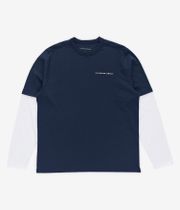 Pop Trading Company Logo Long sleeve (navy)