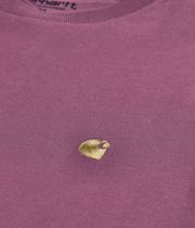 Carhartt WIP Chase T-Shirt (dusty fuchsia gold)