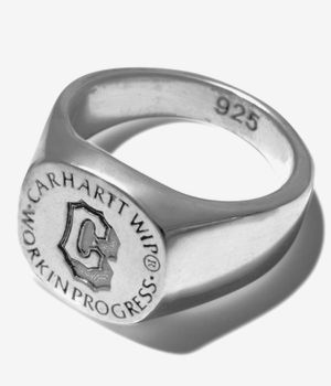Carhartt WIP Varsity Signet Ring (silver)