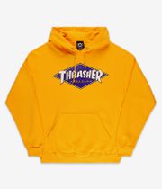 Thrasher Diamond Logo Felpa Hoodie (gold)