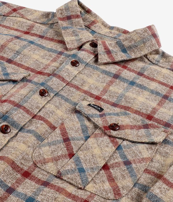 RVCA Hughes Flannel Shirt (bombay brown)