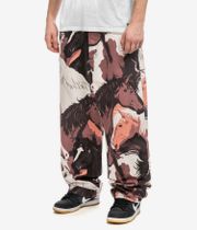 Obey Classic Baggy Printed Jeans (brown multi)
