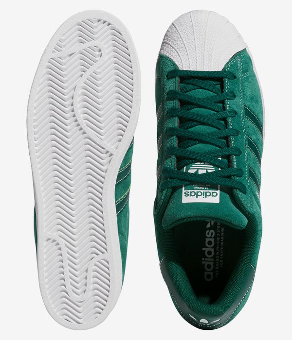 adidas Skateboarding Superstar ADV Scarpa (core green white core green)