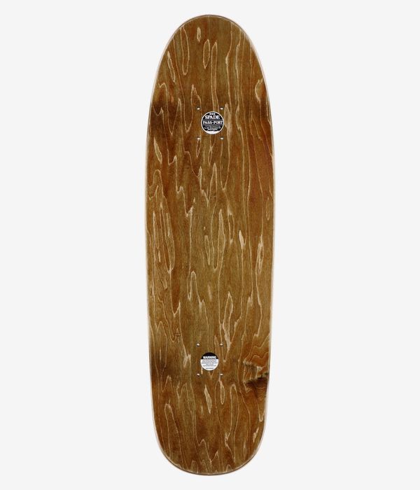 Passport You're Making Me Nervous Series Keep Running Spade 9" Skateboard Deck (green)