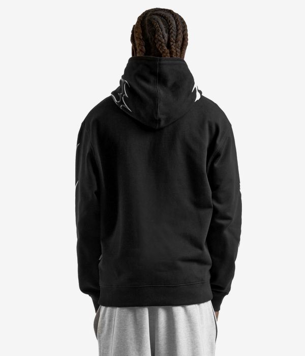 Wasted Paris Metal Blade Felpa Hoodie con zip (black)