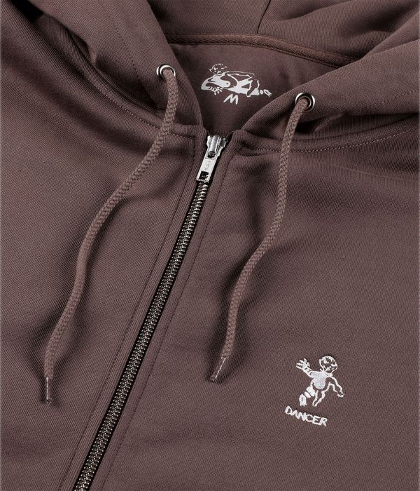 Dancer OG Logo Bluza z Kapturem na Zamek (brown)