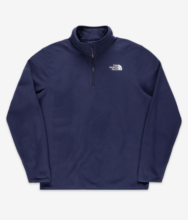 Shop The North Face 100 Glacier 1/4-Zip Sweatshirt (blue) online ...