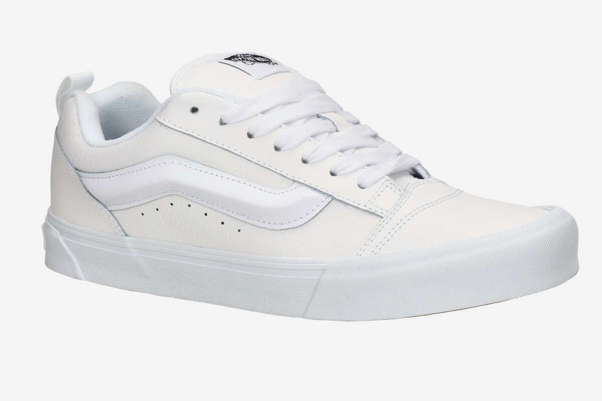 Vans Knu Skool Shoes (leather true white)