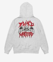 Wasted Paris Bones Zip-Hoodie (ash grey)