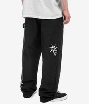 Obey Big Timer Printed Carpenter Pantalons (black)