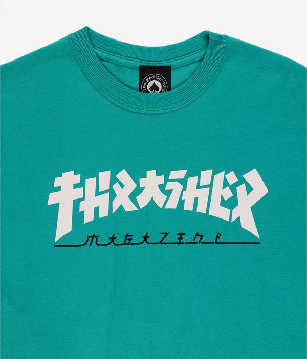 Thrasher Godzilla Camiseta (jade)