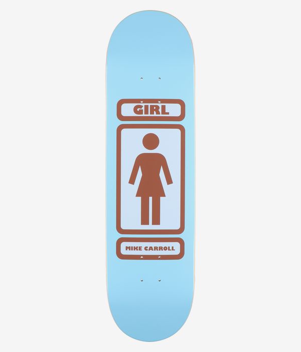 Girl Carroll 93 Til 8.375" Planche de skateboard (light blue brown)