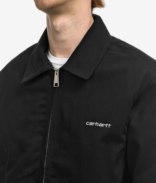 Carhartt WIP Module Script Watertown Jacke (black white rigid)