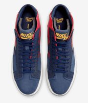 Nike SB Zoom Blazer Mid Premium Shoes (university red midnight navy)