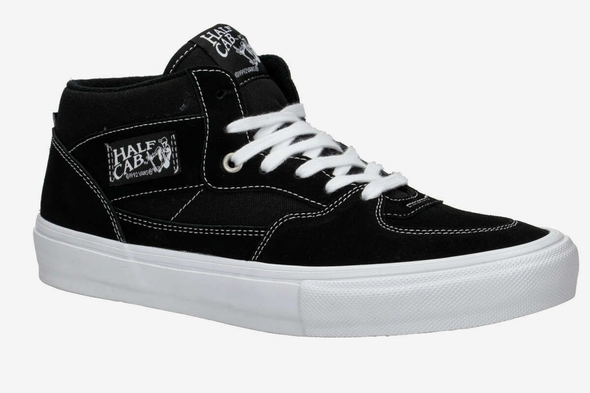 Vans Skate Half Cab Schoen (black white)