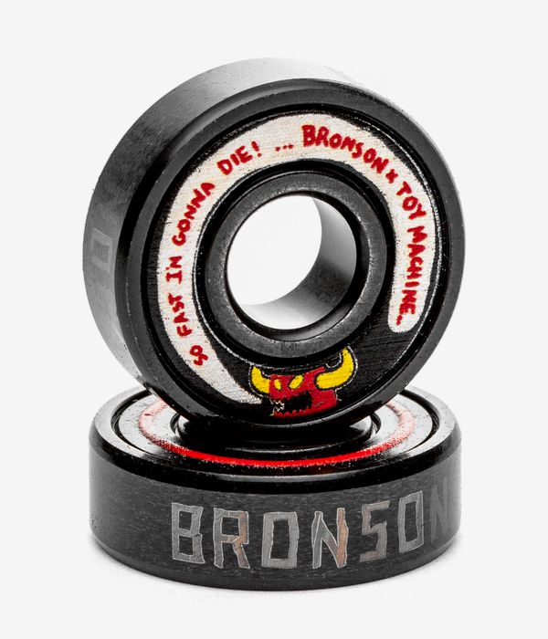 Bronson Speed Co. x Toy Machine G3 Bearings (black)