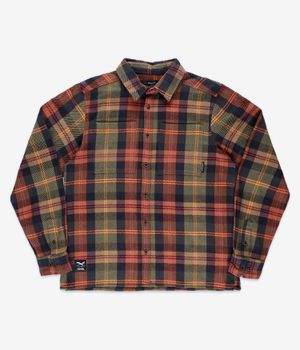 Iriedaily Chillax Lumber Shirt (navy brown)