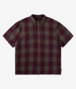 Brixton Cru Linen Blend Shirt (olive surplus port)