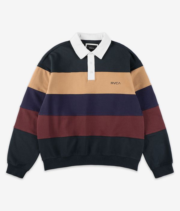RVCA Insignia Polo Long sleeve (hunter green)